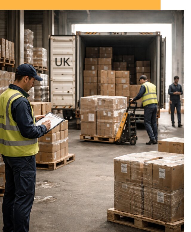 Доставка грузов из Великобритании с таможенным оформлением от 12994