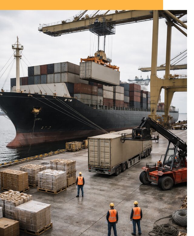 Морские перевозки из Индии: доставка FCL/LCL, таможня от 124740