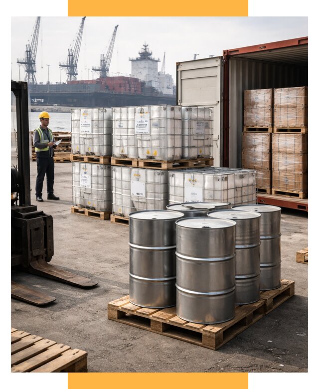 Доставка химического сырья из Индии от 259875 р. | СетСервис-Свк