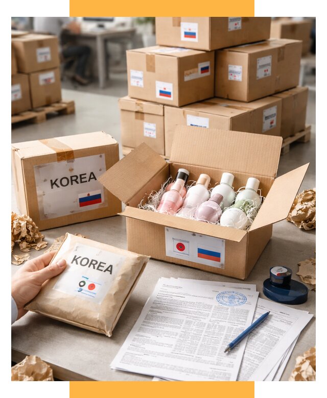 Доставка косметики из Кореи от 8836 р. под ключ | СетСервис-Свк