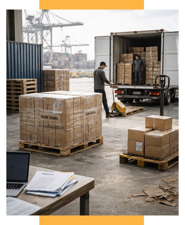Доставка грузов из Израиля от 15593 р., логистика от СетСервис-Свк