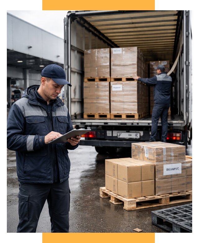 Доставка грузов из Беларуси от 15593 р. логистика СетСервис-Свк