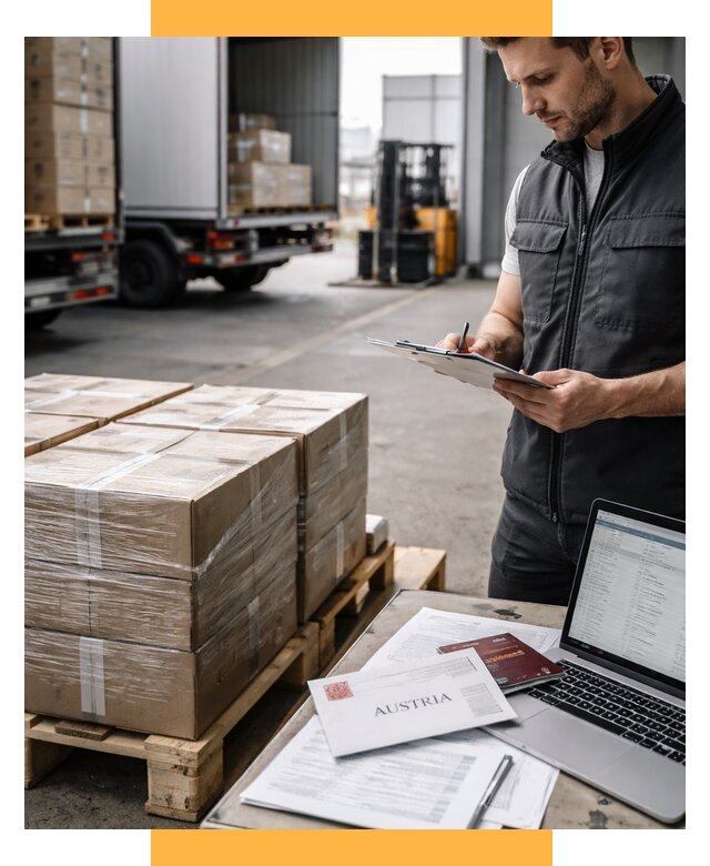 Доставка в Австрию от 67568 р. Логистика и экспорт СетСервис-Свк