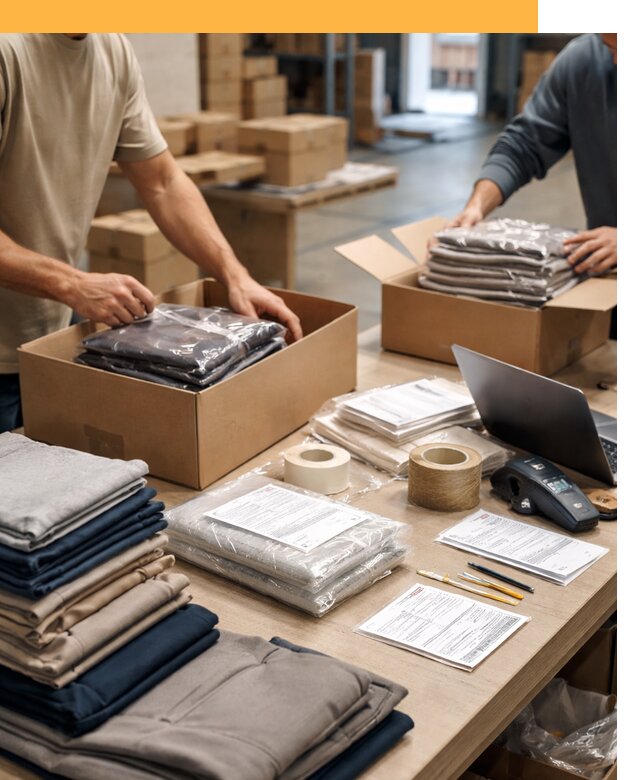 Перевозка одежды по миру от 7796 руб. с таможенным оформлением