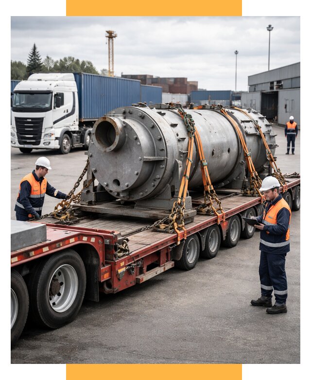 Перевозка тяжеловесных грузов под ключ от 155925 р. | СетСервис-Свк