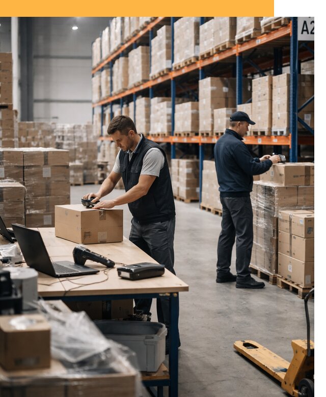 Склад консолидации в Европе: хранение, сортировка от 6757